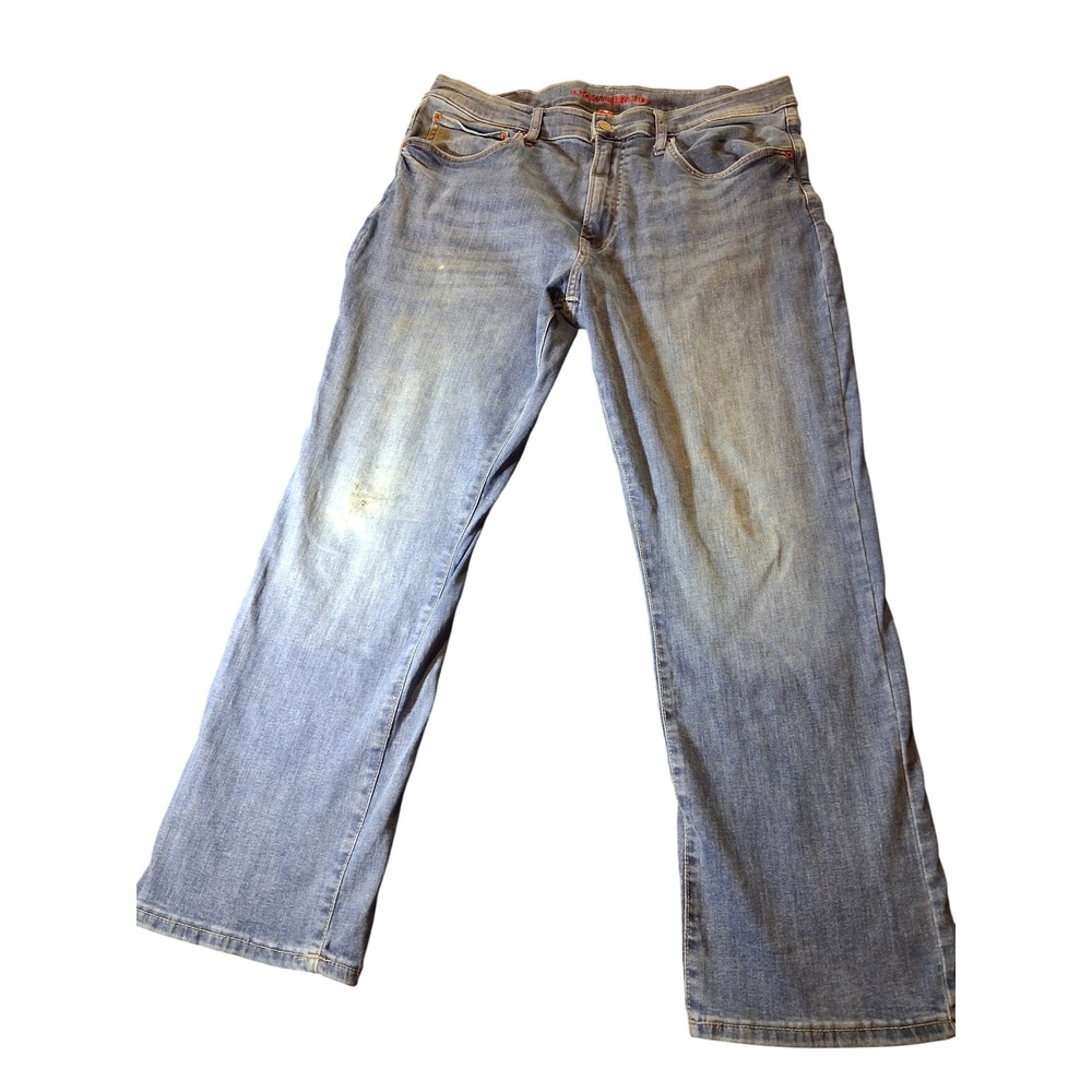 Lucky Brand 223 Straight Leg Jeans Mens 36x30 Medium Wash Denim Blue Pants